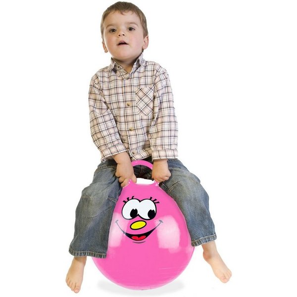 relaxdays Hüpfball für Kinder, (1-tlg), Pink