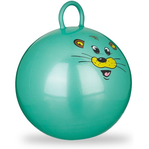 relaxdays Hüpfball Kinder, (1-tlg), grün