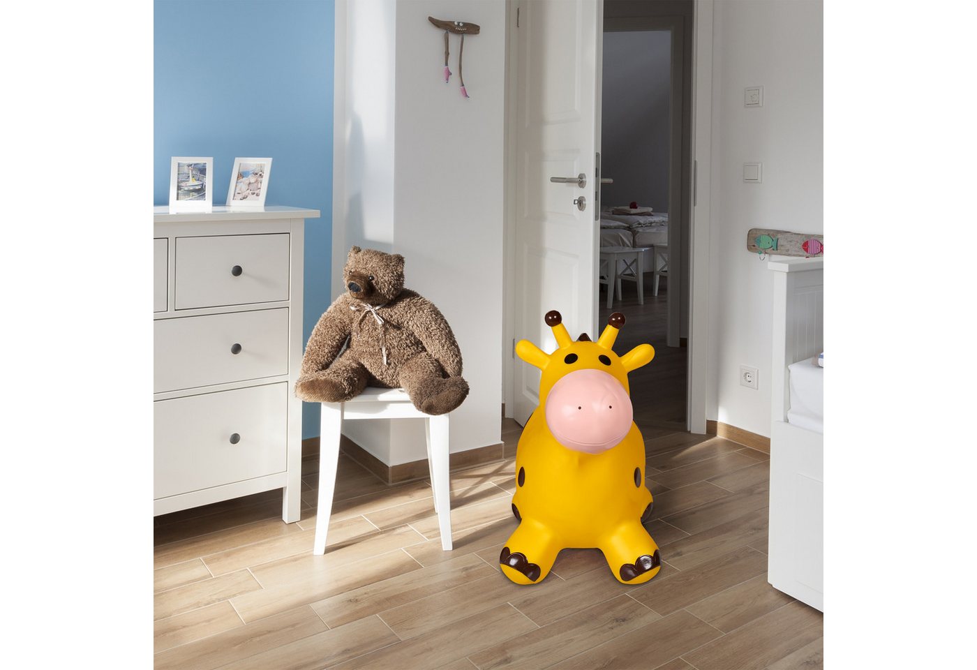 relaxdays Hüpftier Giraffe, (1-tlg) – Bild 2 von 5