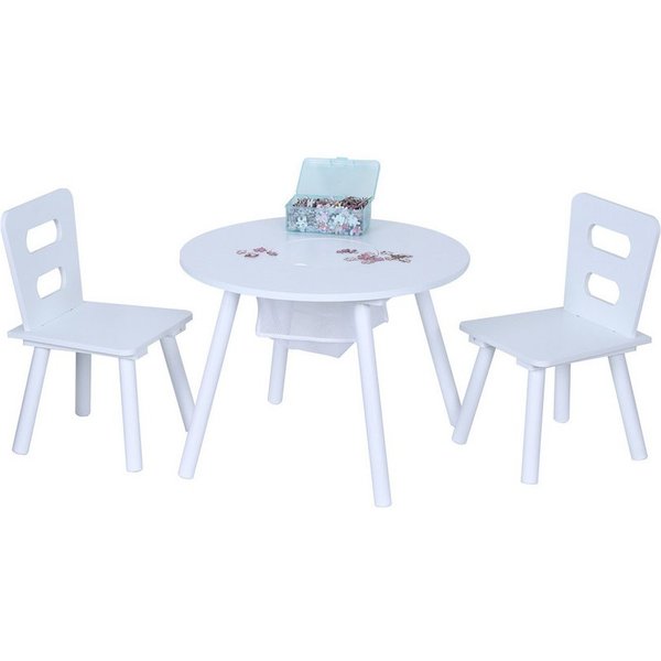 relaxdays Kindersitzgruppe 3-teilige Kindersitzgruppe mit Stauraum, (3-tlg)