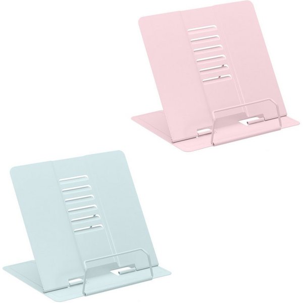 relaxdays Kochbuchhalter Buchständer 2er Set höhenverstellbar (2 St)