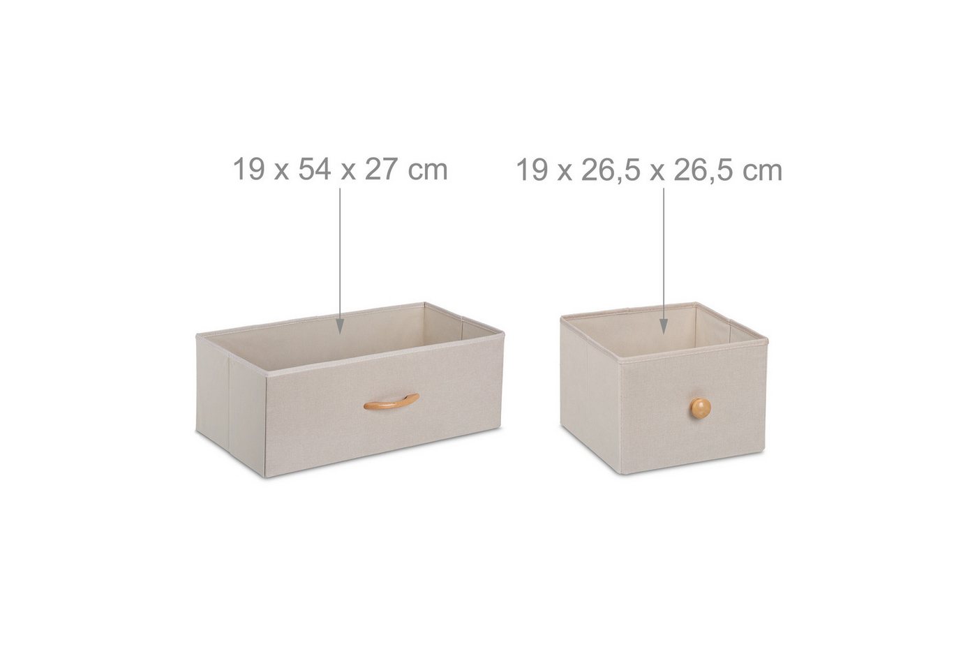 relaxdays Kommode Bambus Kommode 5 Schubladen (1 St), Beige – Bild 5 von 5