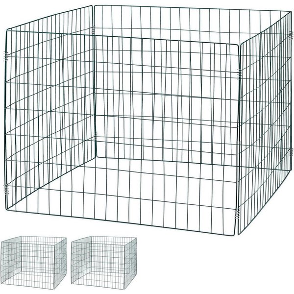 relaxdays Komposter Metall 3er Set, BxTxH: 90x90x70 cm, 560 l, (3 St)