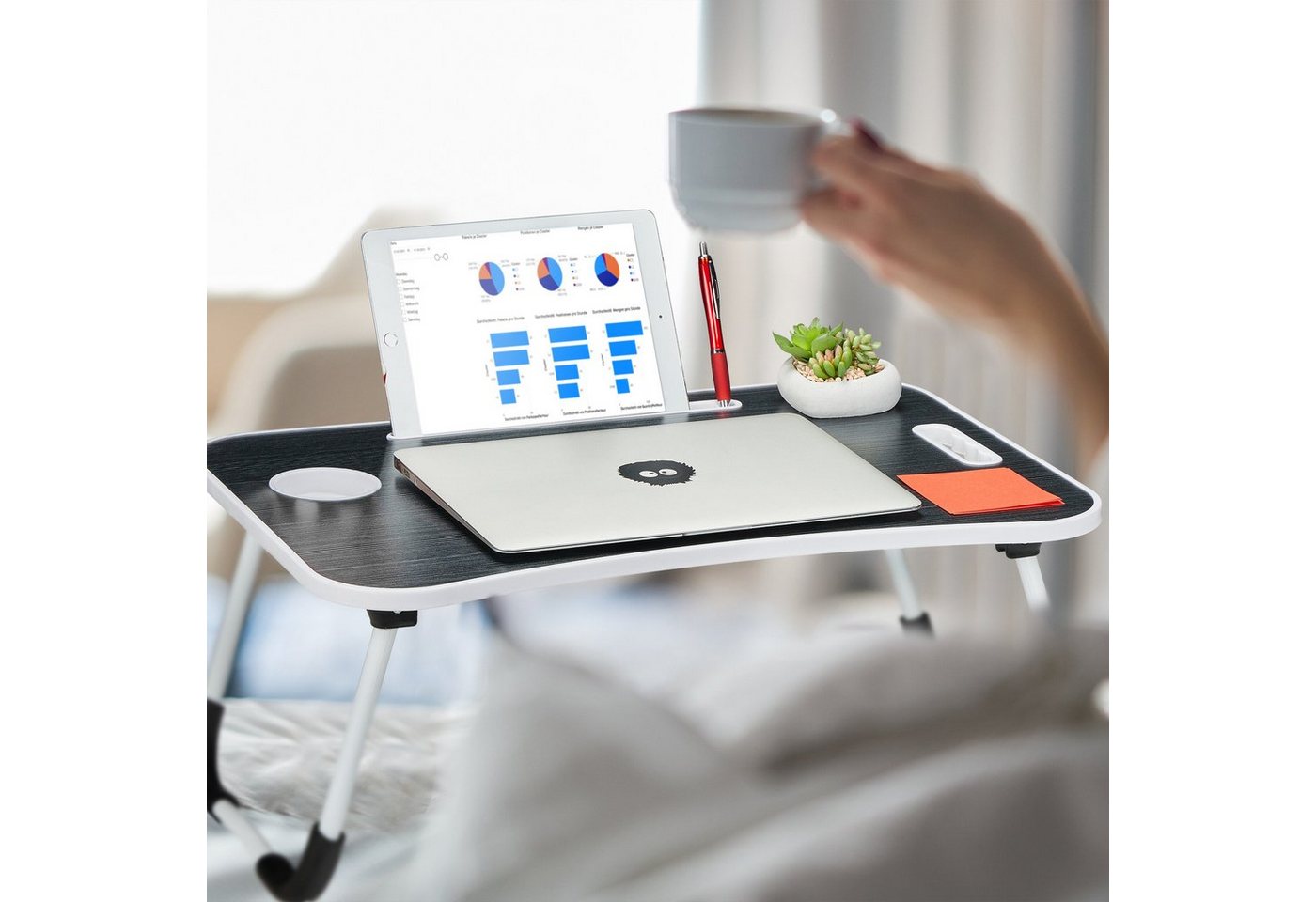 relaxdays Laptoptisch Klappbarer Laptoptisch (1-St) – Bild 2 von 5