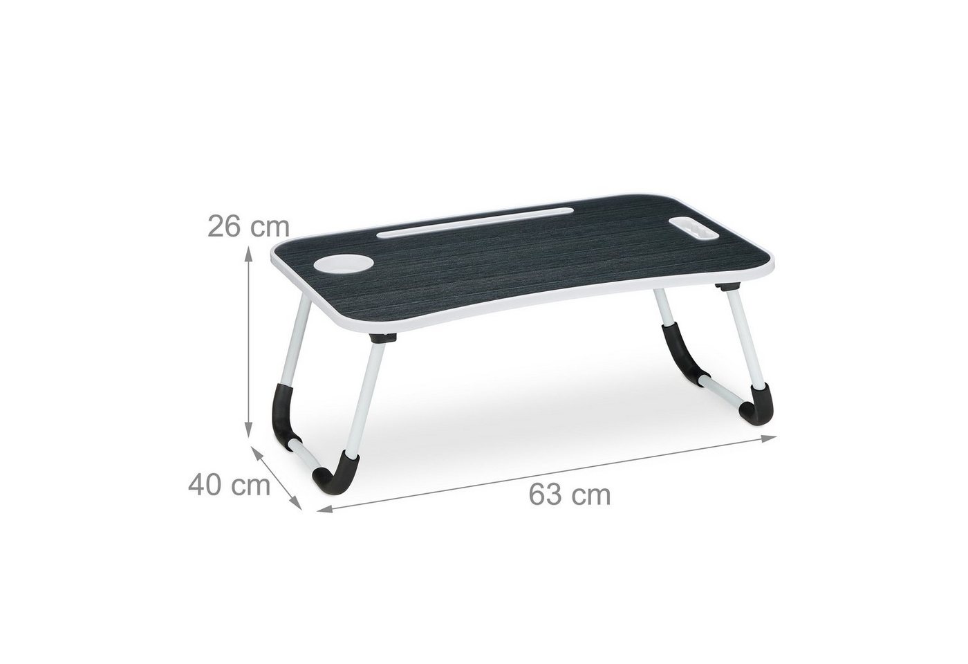 relaxdays Laptoptisch Klappbarer Laptoptisch (1-St) – Bild 4 von 5