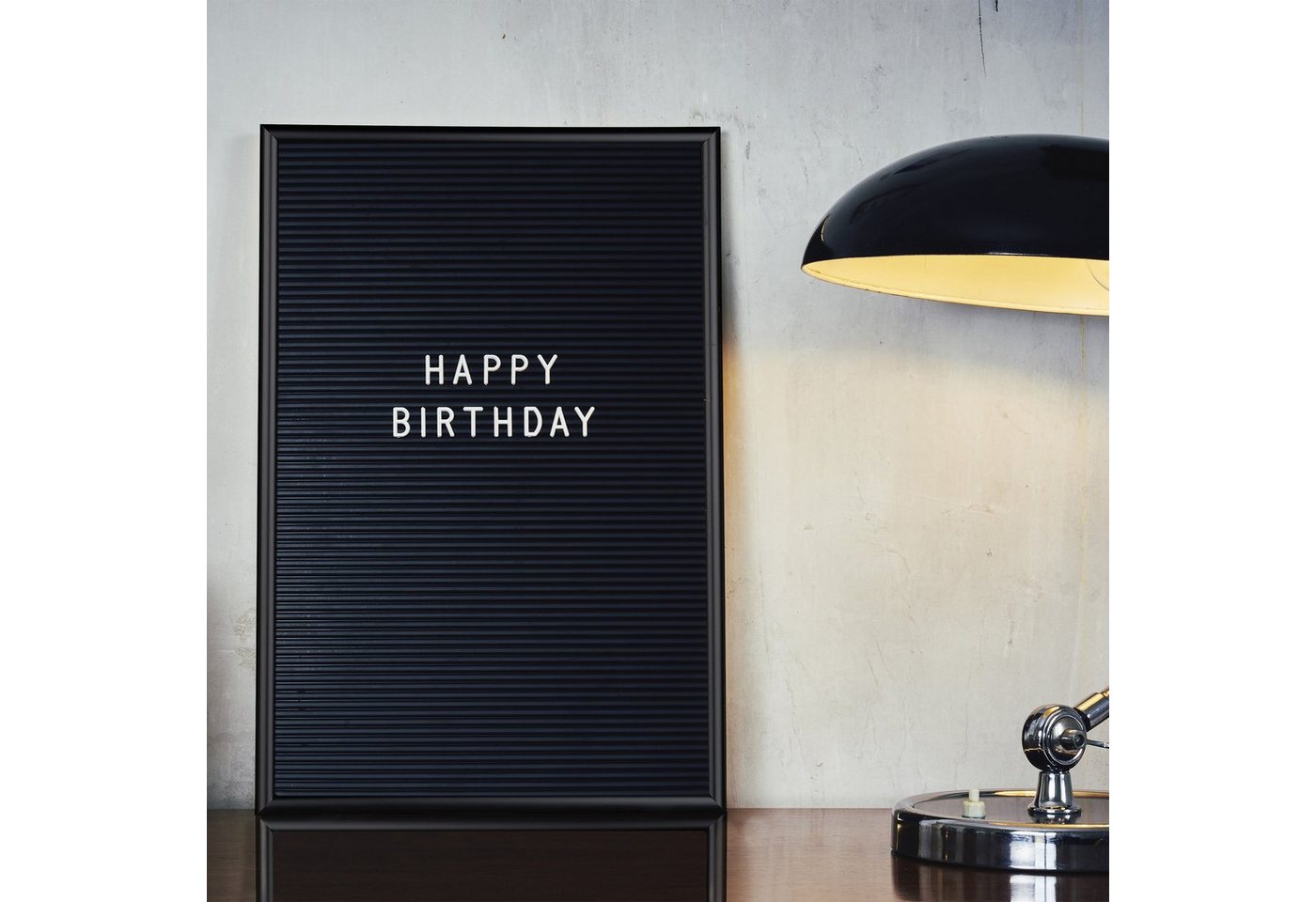 relaxdays Memoboard Letterboard 30 x 45 cm, (145-tlg), schwarz – Bild 2 von 5