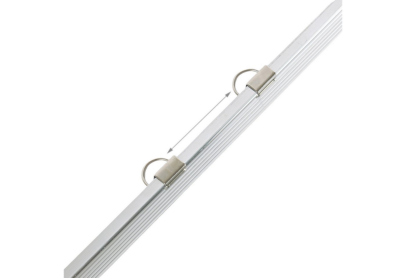 relaxdays Memoboard Whiteboard mit Zubehör, (16-tlg), Beidseitig magnetisch – Bild 5 von 5