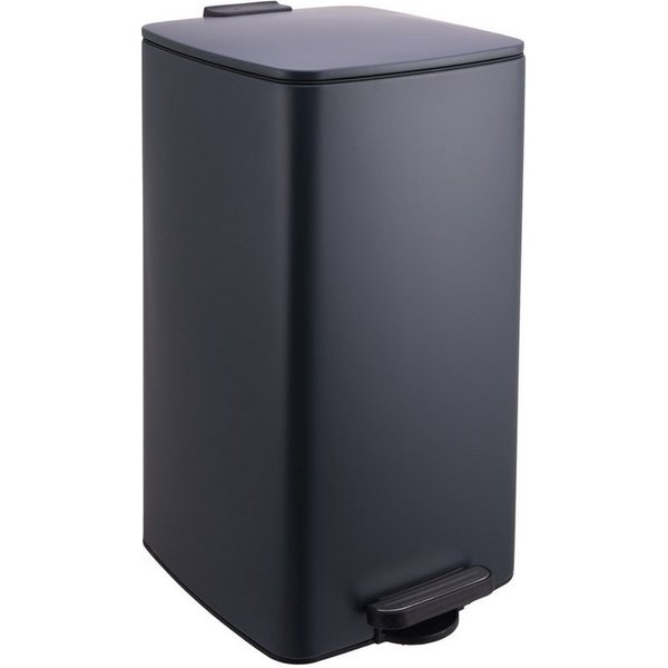 relaxdays Mülleimer Küche 30 Liter, Dunkelgrau