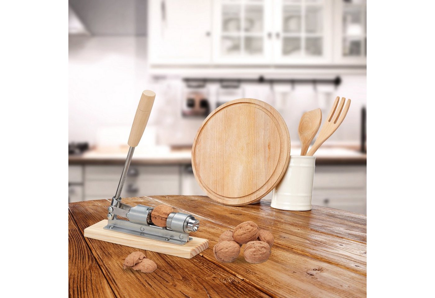 relaxdays Nussknacker Retro Nussknacker Holz, (1-tlg) – Bild 2 von 5