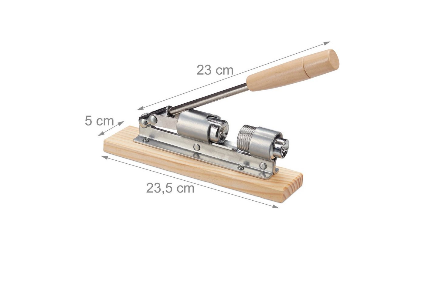 relaxdays Nussknacker Retro Nussknacker Holz, (1-tlg) – Bild 4 von 5