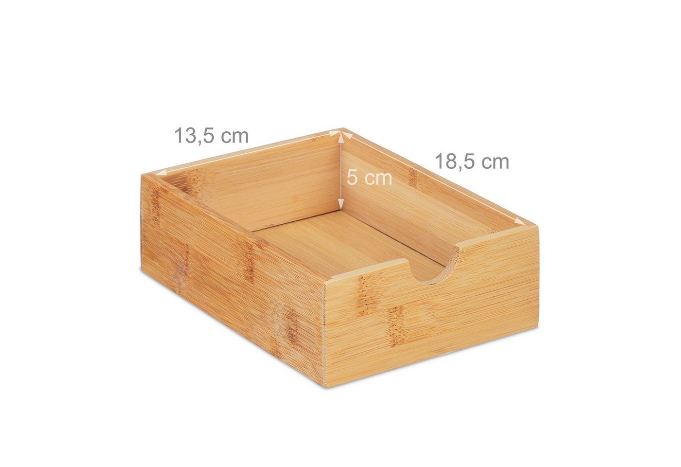 relaxdays Organizer Schubladenbox mit 4 Fächern (1 St) – Bild 5 von 5