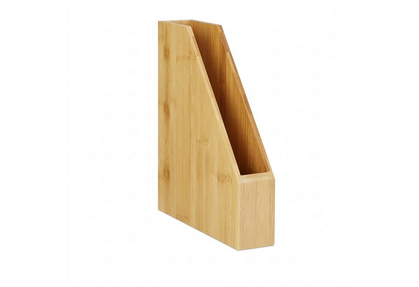 relaxdays Organizer Stehsammler Bambus (1 St), A4 – Bild 4 von 4