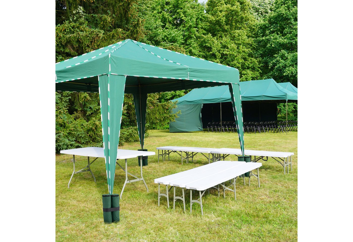 relaxdays Pavillon-Sandsäcke 4er Set, Pavillons, (4-tlg., 4er Set) – Bild 2 von 5