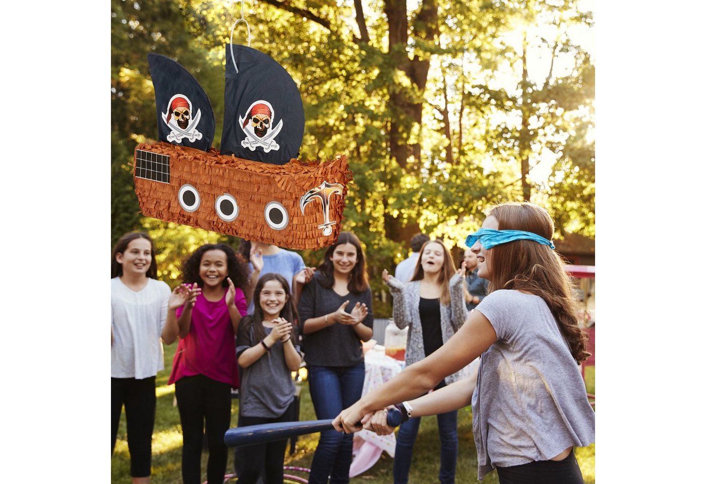 relaxdays Pinata Piratenschiff – Bild 5 von 5