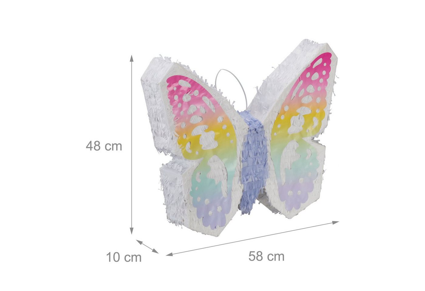 relaxdays Pinata Schmetterling – Bild 4 von 5