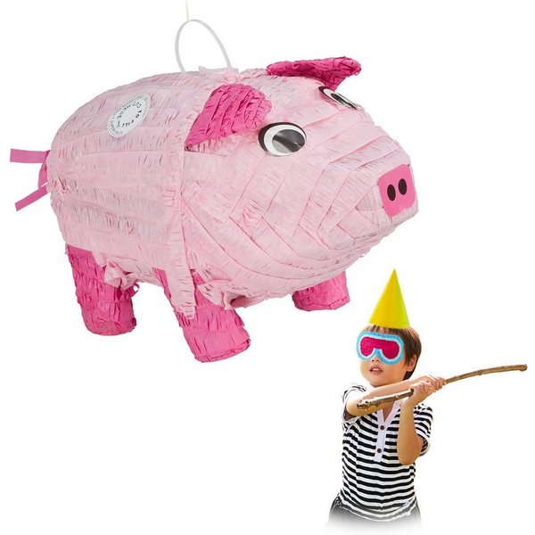relaxdays Pinata Schwein