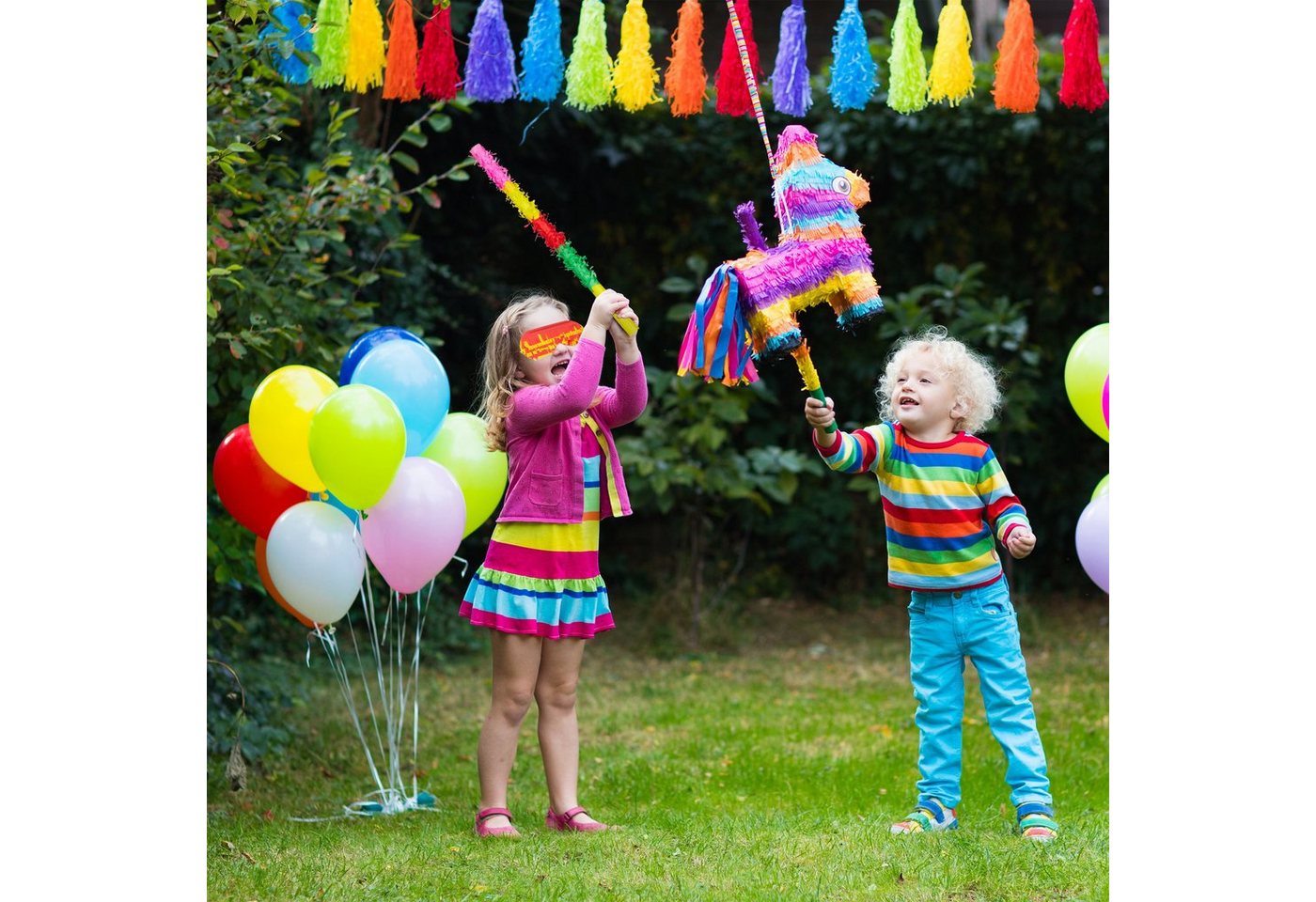 relaxdays Pinata Zubehör Set – Bild 2 von 5