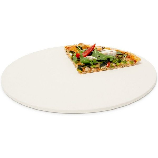 relaxdays Pizzastein rund aus Cordierit, Cordierit, (1-St)