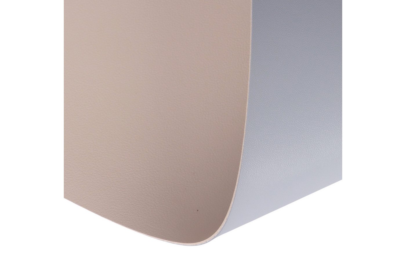 relaxdays Platzset Platzdeckchen mit Untersetzern 6er Set, (12-St), Grau-Beige, Oval – Bild 5 von 5