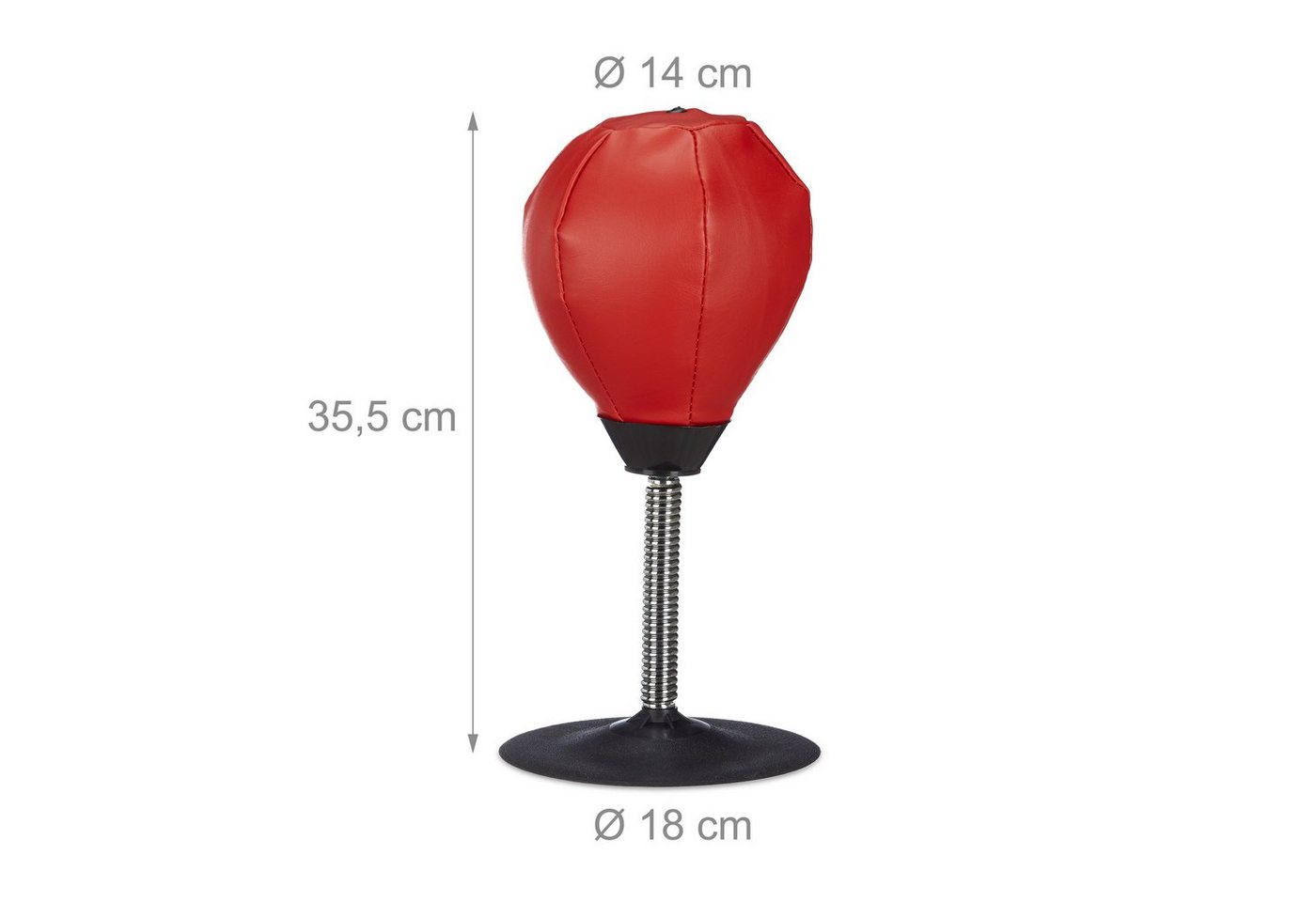 relaxdays Punchingball Tisch (2-tlg) – Bild 2 von 5