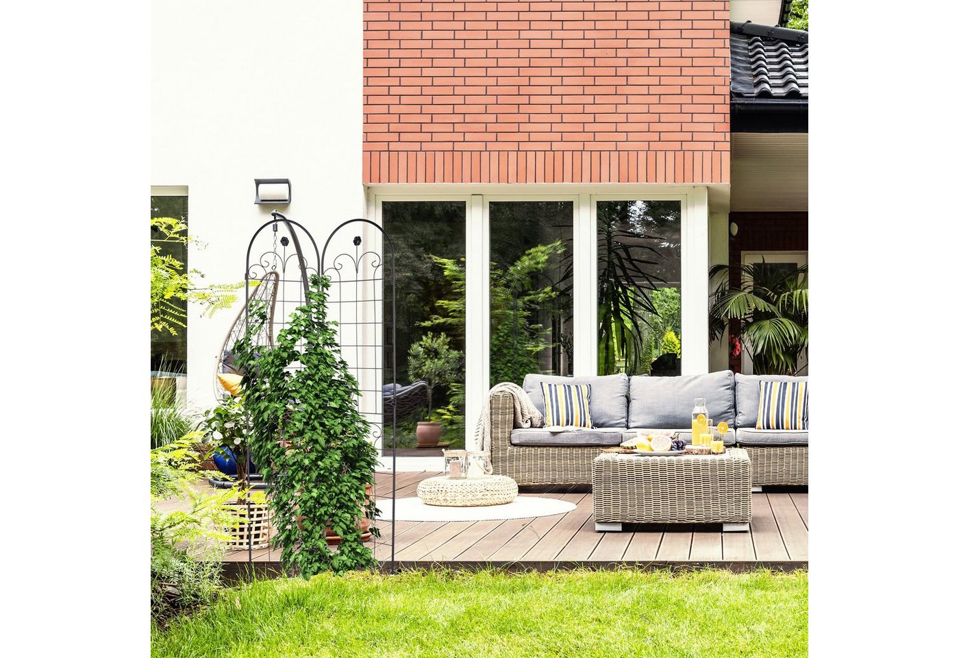 relaxdays Rankgitter 2er Set 220 cm, 2 St. – Bild 2 von 5