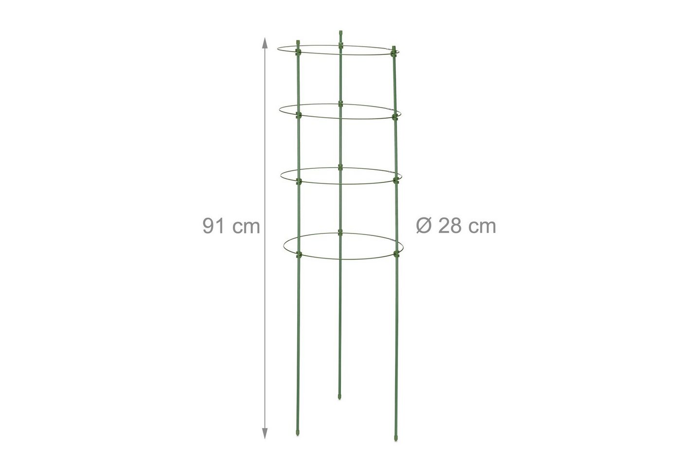 relaxdays Rankhilfe 2er Set 91 cm, 2 St. – Bild 4 von 5