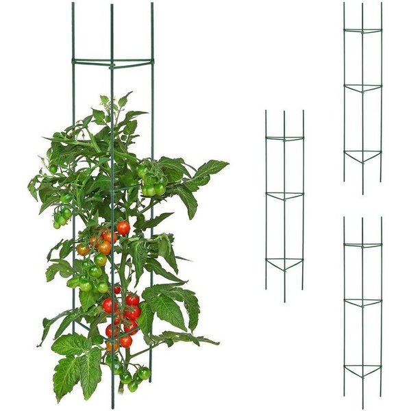 relaxdays Rankhilfe 4er Set 150 cm, 4 St.