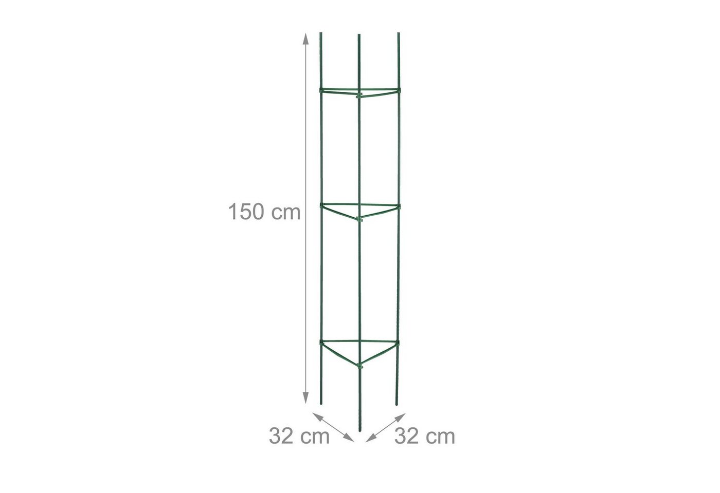 relaxdays Rankhilfe 4er Set 150 cm, 4 St. – Bild 4 von 5