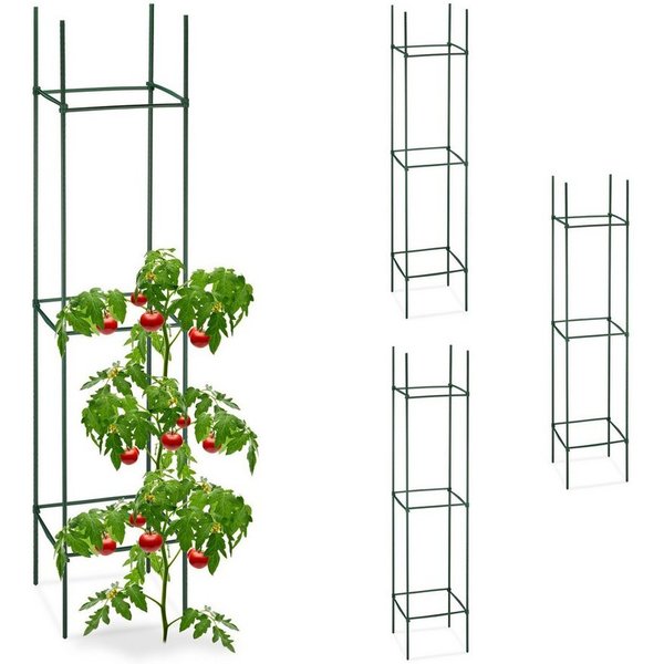 relaxdays Rankhilfe 4er Set 150 cm, 4 St.