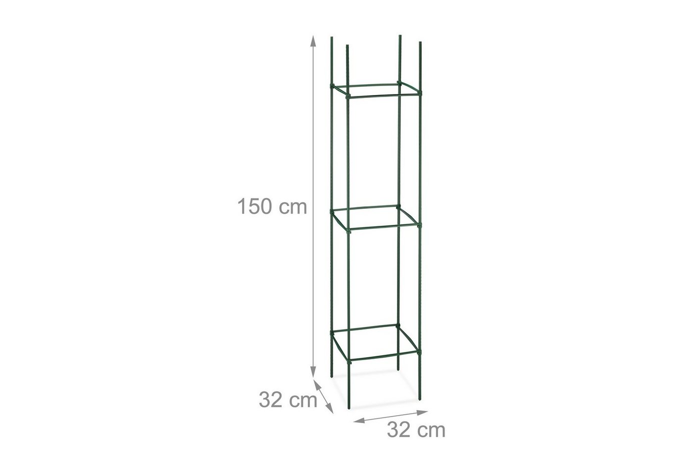 relaxdays Rankhilfe 4er Set 150 cm, 4 St. – Bild 4 von 5