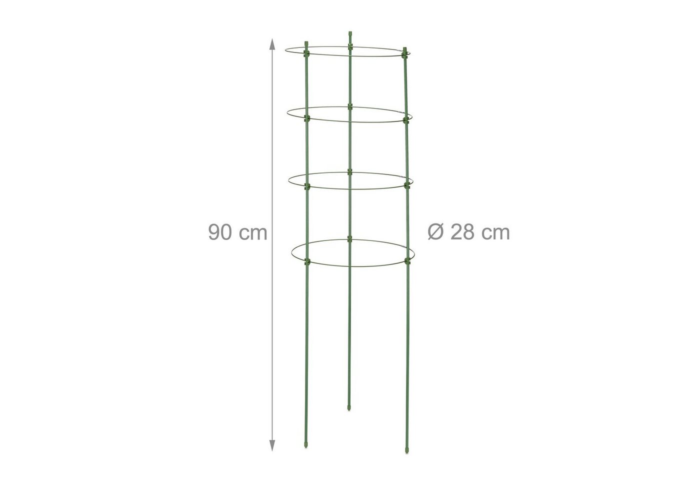 relaxdays Rankhilfe 90 cm 6er Set, 6 St. – Bild 4 von 5