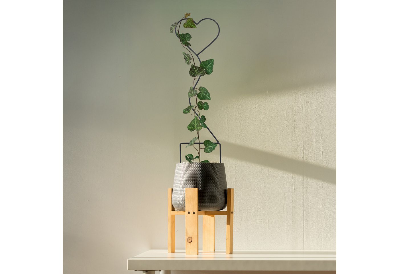 relaxdays Rankhilfe Herz im 4er Set, 4 St. – Bild 2 von 5