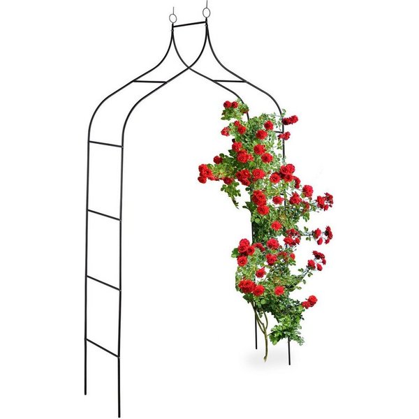 relaxdays Rosenbogen 255 cm hoch, 1 St.