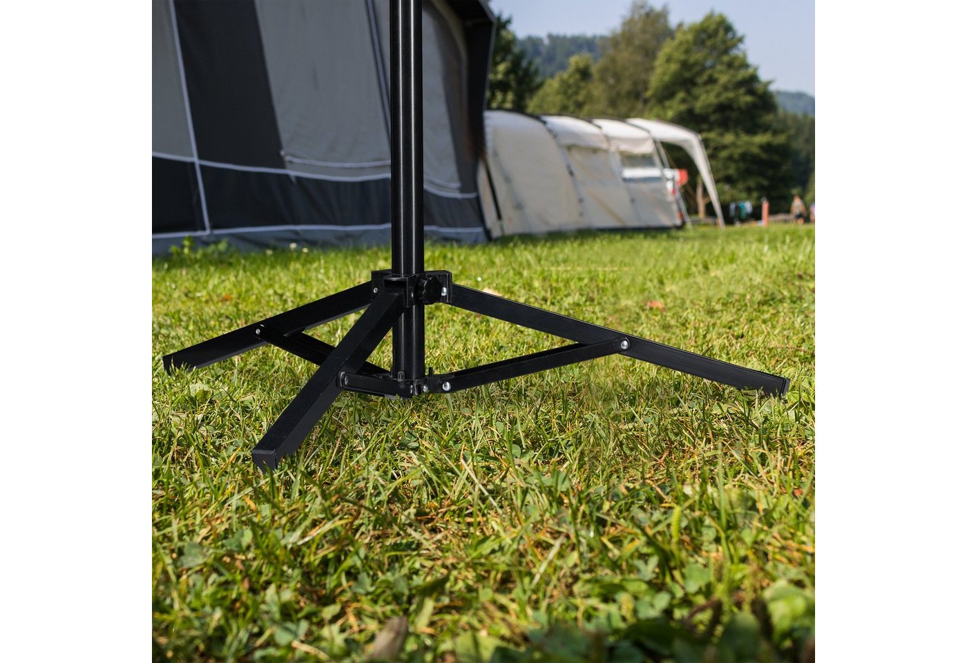 relaxdays Schirmhalter Sonnenschirmständer klappbar, 1 tlg. – Bild 2 von 5
