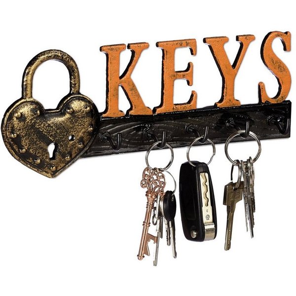 relaxdays Schlüsselbrett Keys, (1 St)