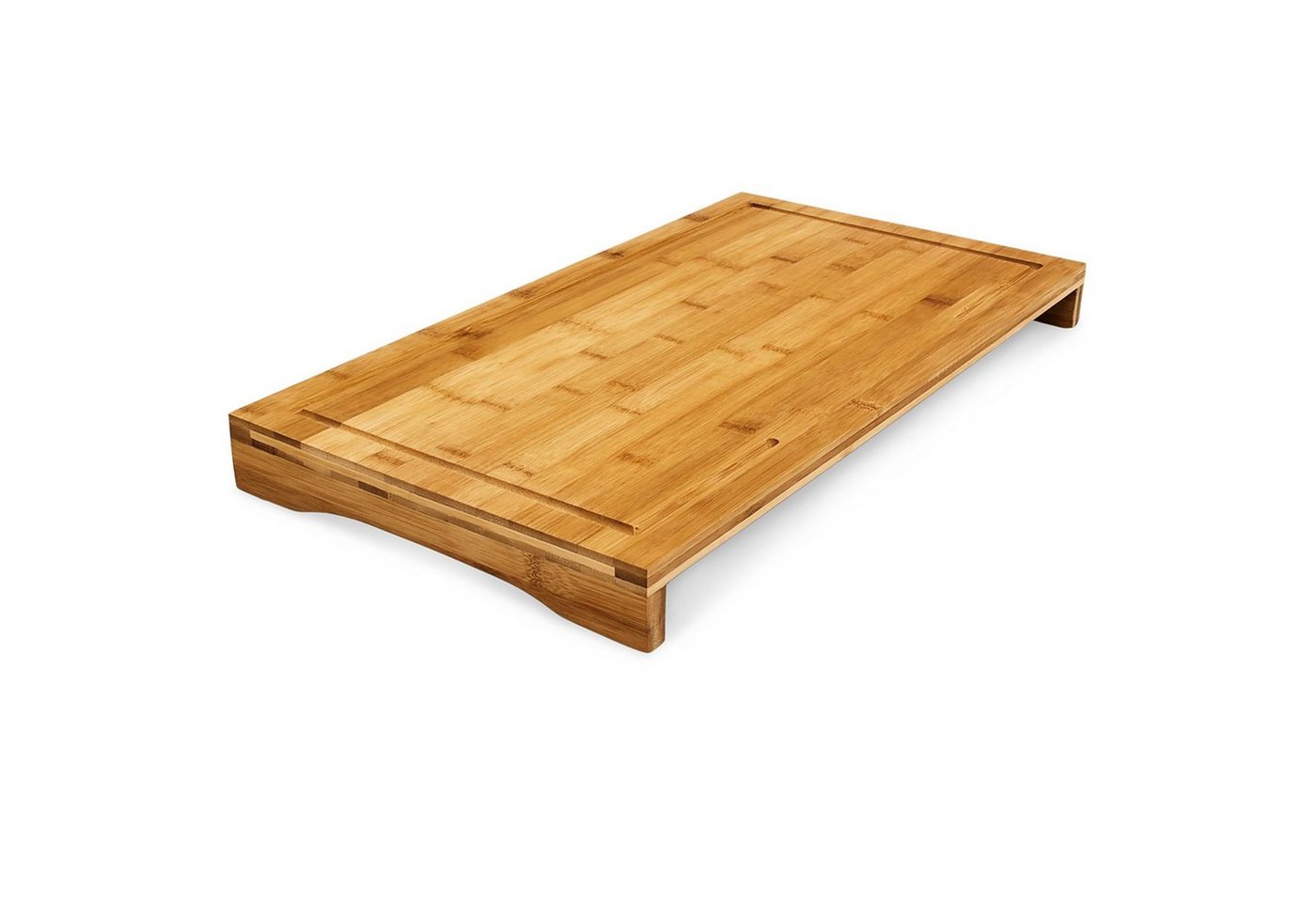 relaxdays Schneidebrett Bambus 52 x 29 cm, Bambus, (1-St) – Bild 2 von 5
