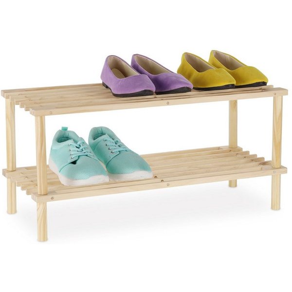 relaxdays Schuhregal Holz, 1-tlg.