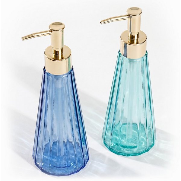 relaxdays Seifenspender 2er Set 320 ml, (2-tlg)
