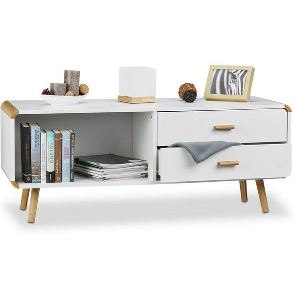 relaxdays Sideboard mit abgerundeten Ecken (1 St)
