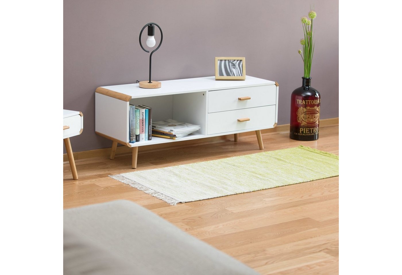 relaxdays Sideboard mit abgerundeten Ecken (1 St) – Bild 2 von 5