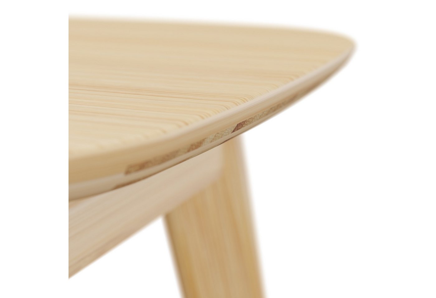 relaxdays Sitzhocker Esszimmerhocker aus Bambus (1 St) – Bild 5 von 5