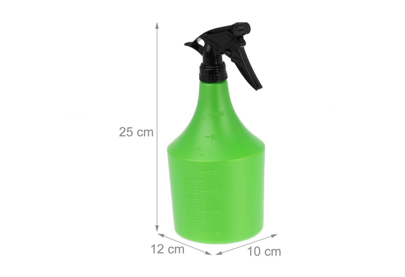 relaxdays Sprühflasche 1L Sprühflasche 2er Set, (2-tlg) – Bild 4 von 5