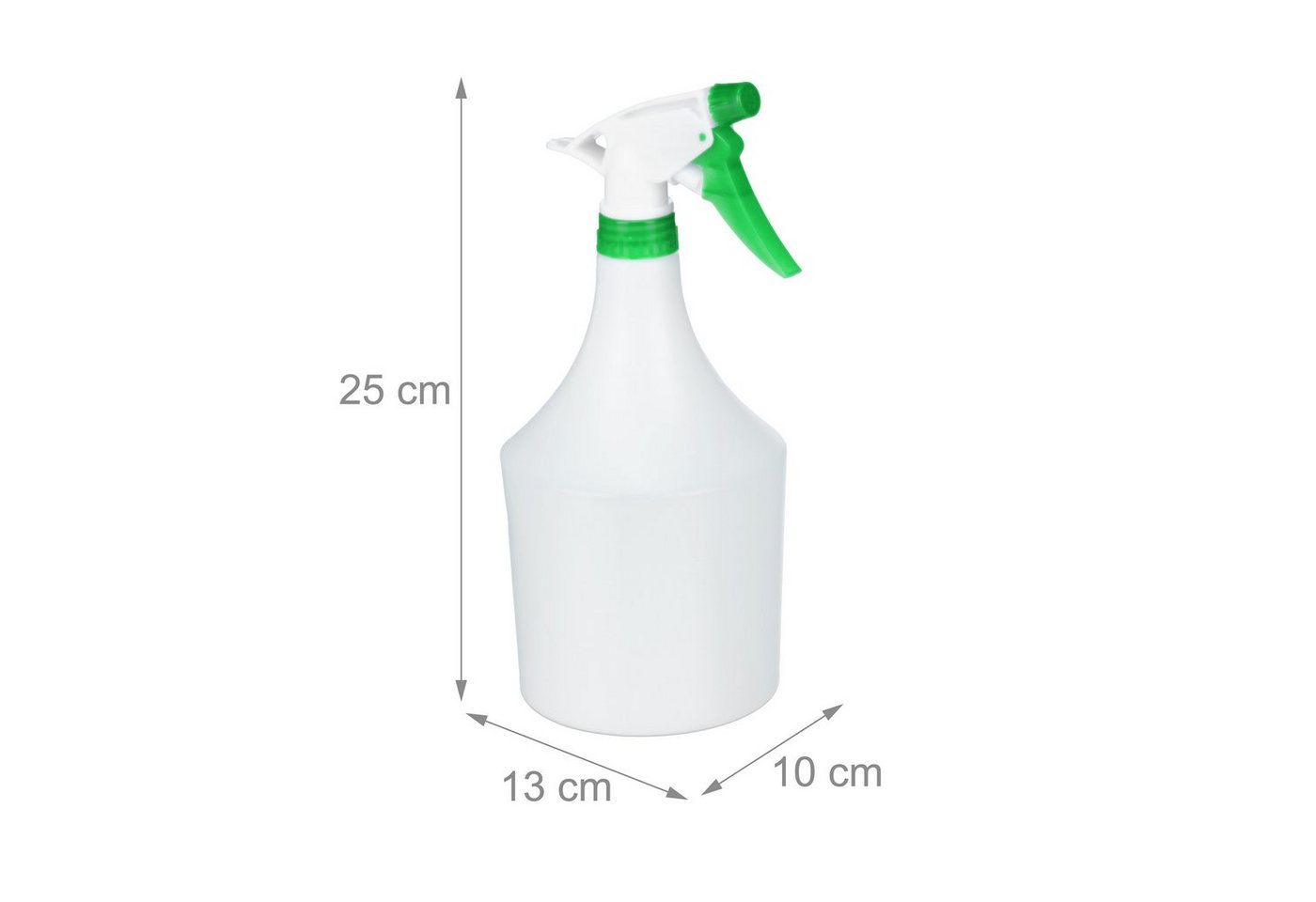 relaxdays Sprühflasche 3er Set, (3-tlg), grün – Bild 4 von 5