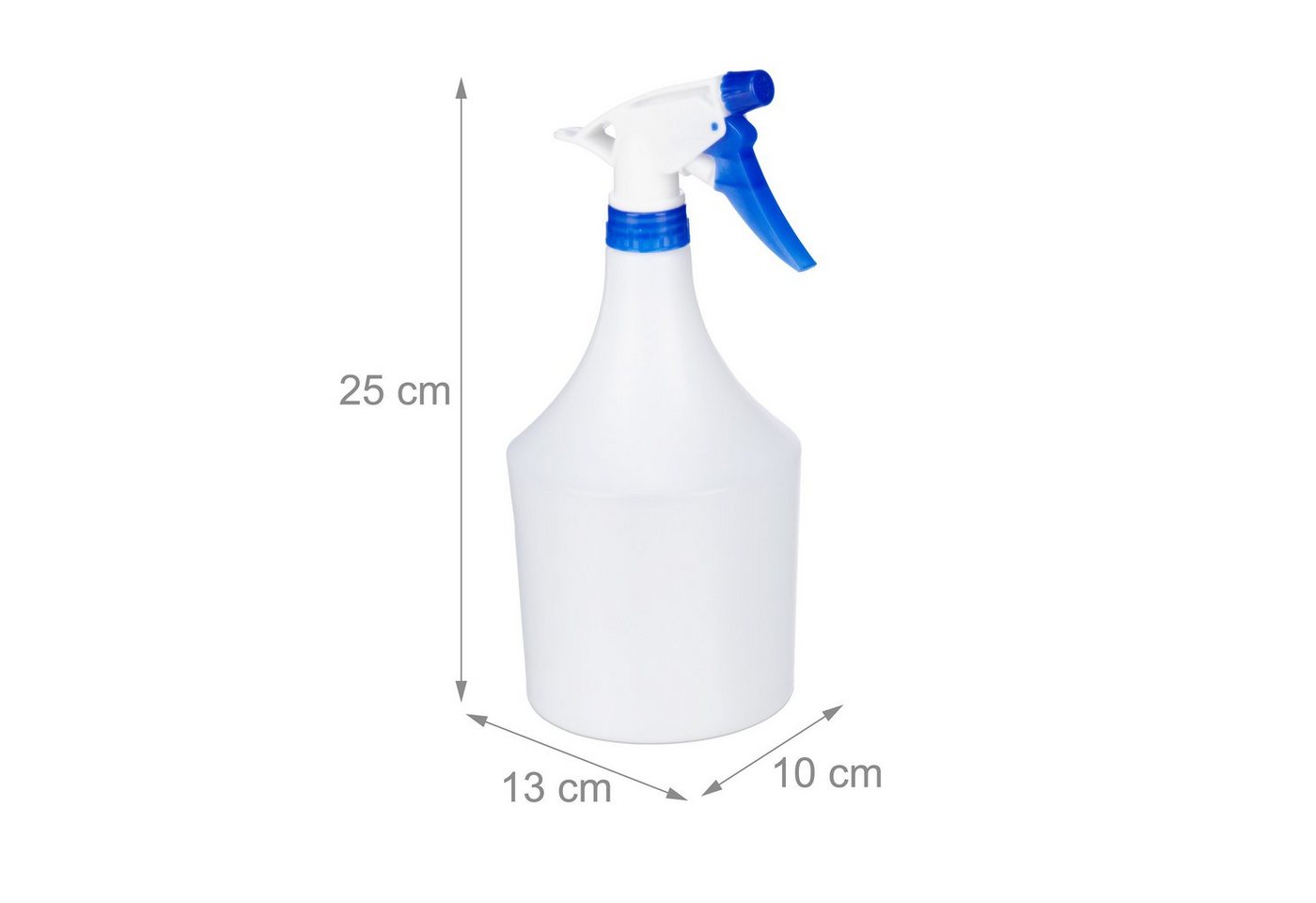 relaxdays Sprühflasche 3er Set, (3-tlg), blau – Bild 4 von 5