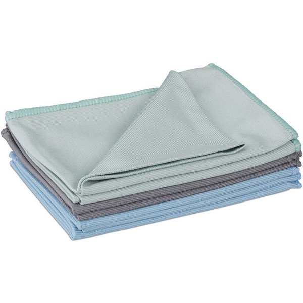 relaxdays Spültuch Mikrofasertücher 40x60cm 6er Set, (6-tlg), Farbmix 1