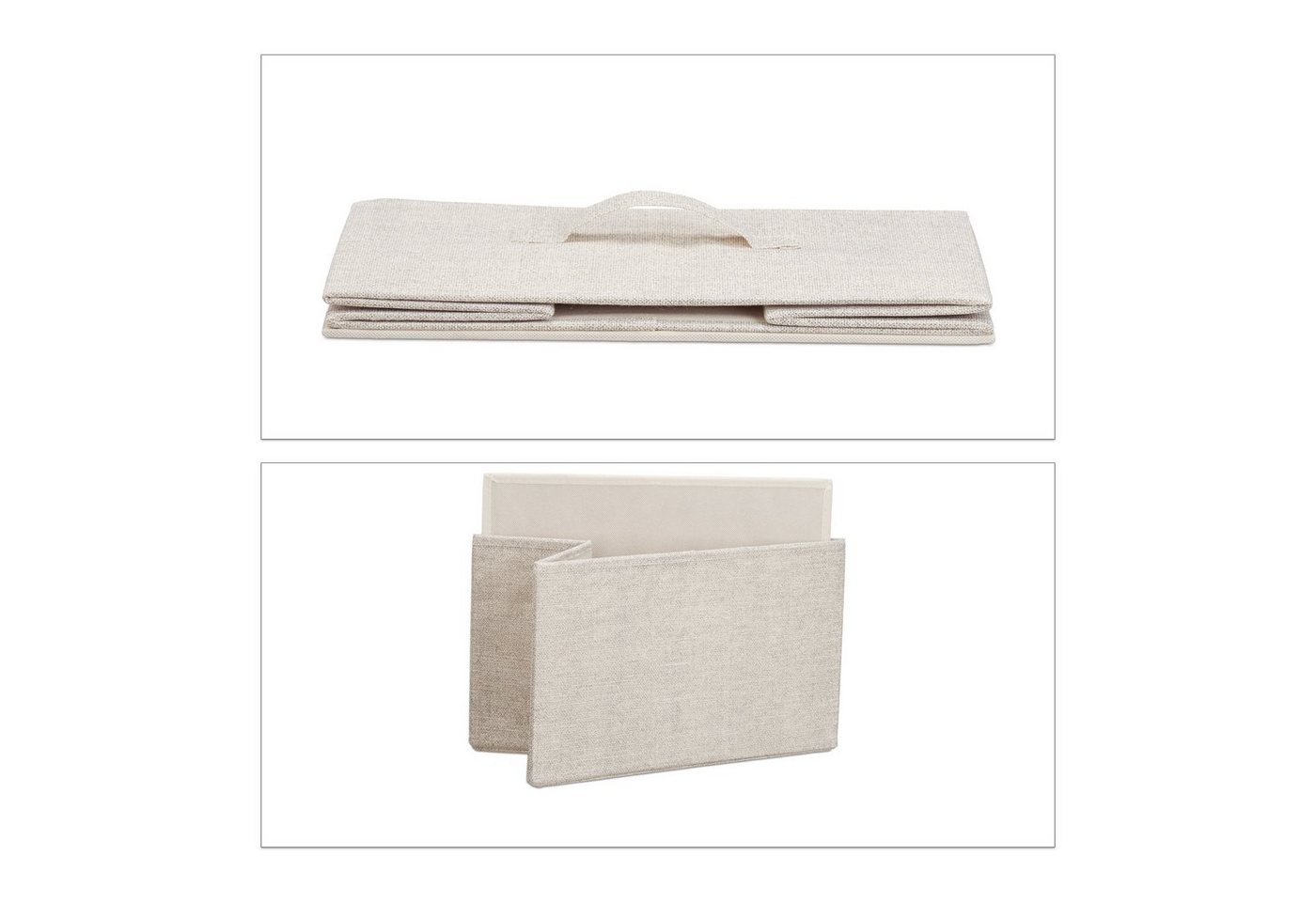 relaxdays Standregal Regalsystem verschiedene Varianten beige, B – Bild 5 von 5