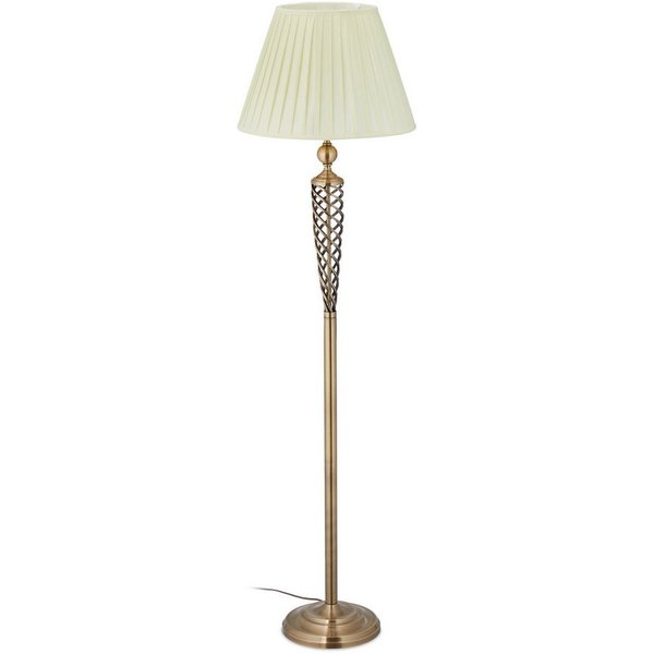 relaxdays Stehlampe antik, Ein-/Ausschalten per Fußschalter, E27-Fassung, max. 60 W (Leuchtmittel nicht enthalten)
