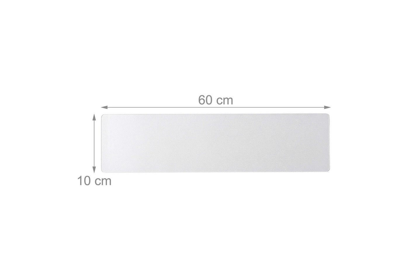 relaxdays Stufenmatte selbstklebend 15er Set, Rechteckig, Höhe: 0.5 mm, 15 x 81 cm – Bild 4 von 5
