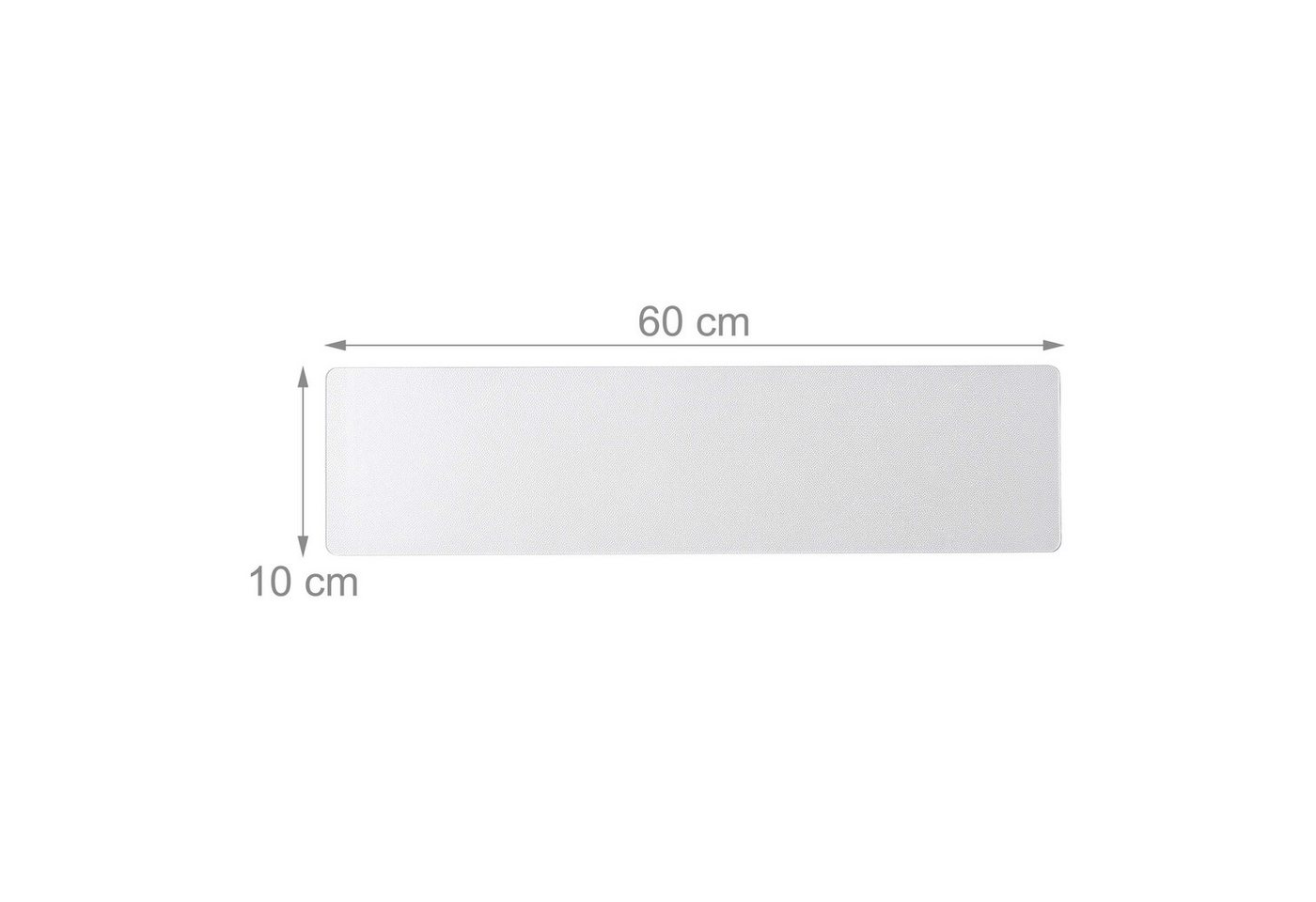 relaxdays Stufenmatte selbstklebend 15er Set, Rechteckig, Höhe: 0.5 mm, 15 x 60 cm – Bild 4 von 5