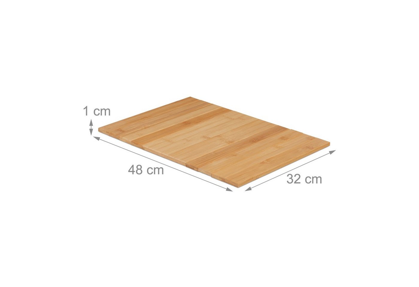 relaxdays Tablett Sofatablett Bambus, Bambus, (1-tlg) – Bild 4 von 5